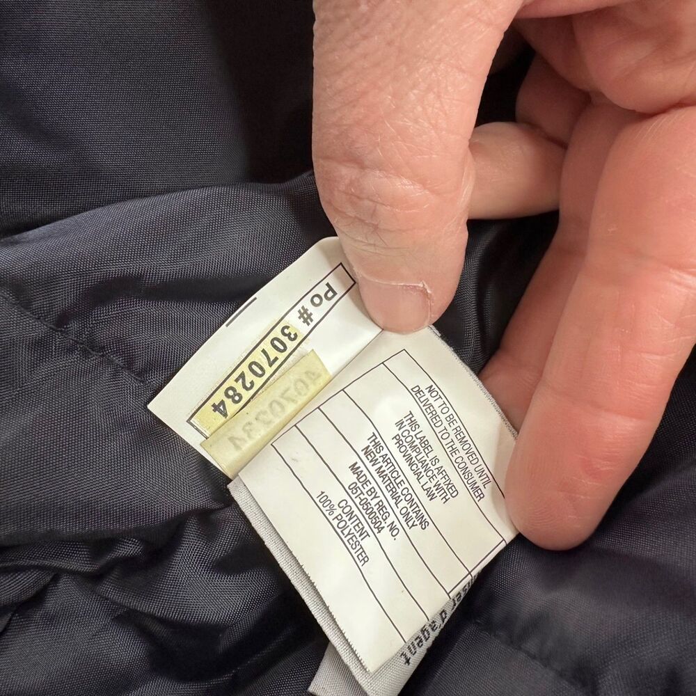 North End Techno Performance Jacket XXL Navy Dalhousie University Hood Coat NWT - Picture 9 of 10